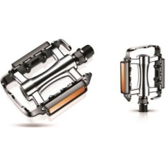 Изображение товара Педали для велосипеда TRIX MTB алюминиевые 100x80мм резьба 916 черные