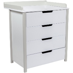 Изображение товара Комод Sweet Baby Perfetto Белый/Серый