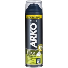 Изображение товара Пена для бритья ARKO Men Hemp, 200 мл.