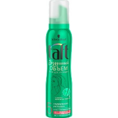 Изображение товара Пена для укладки волос TAFT Сила объема, мегафиксация, 150 мл (зеленый)