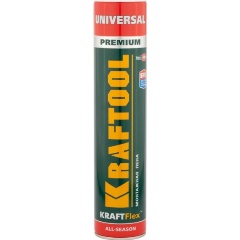Изображение товара Пена монтажная KRAFTOOL KRAFTFLEX PREMIUM 41173_z01, адаптерная, всесезонная, 750 мл.