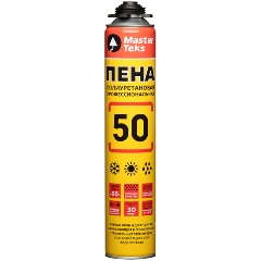 Изображение товара Пена монтажная профессиональная Masterteks 50 PRO, всесезонная, 715 мл