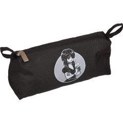 Изображение товара Пенал Комус Класс Аниме Готика черный - стильный школьный пенал из полиэстера для учебных принадлеж