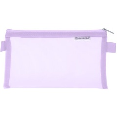 Изображение товара Пенал BRAUBERG сетка 22x10 см фиолетовый мягкий для школьных принадлежностей