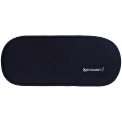 Изображение товара Пенал-косметичка BRAUBERG 229271 Black овальный 22х9х5 см