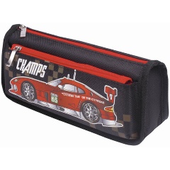 Изображение товара Пенал ЮНЛАНДИЯ 228982 Машина черный - вместительный школьный пенал для канцелярии