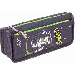 Изображение товара Пенал ЮНЛАНДИЯ 270275 Cosmonaut 2 отделения серый 21х6х9 см