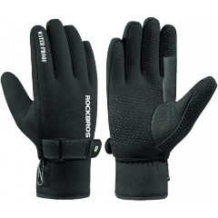 Изображение товара Перчатки Rockbros S074 черные зимние для велосипеда и активного отдыха