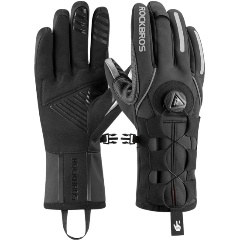 Изображение товара Перчатки Rockbros S212 утепленные, светоотражающие, сенсорные, черный, L (asia XL)