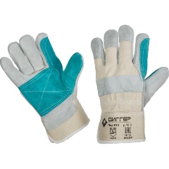 Изображение товара Защитные рабочие перчатки Диггер спилковые усиленные р 10,5