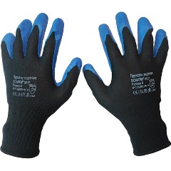 Изображение товара Защитные нейлоновые перчатки с латексным покрытием SCAFFA Grip р.10 XL