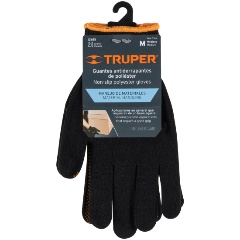 Изображение товара Защитные рабочие перчатки Truper GU-ANT-M 12651 полиэстер пвх размер 8
