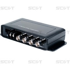 Изображение товара Передатчик видеосигнала по витой паре SC&T TTP414VD