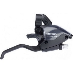 Изображение товара Переключатель задний SHIMANO ALTUS ASTEF51R8 2-8629 шифтер+торм. ручка (2пальца) 8скор. правый черный