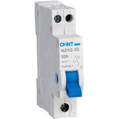 Изображение товара Переключатель модульный CHINT 1п 32А 2 полож. NZK2-32, 643002
