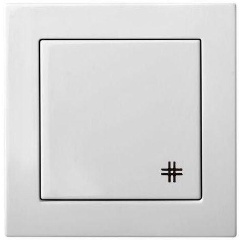 Изображение товара Переключатель перекрестный Liregus Epsilon белый 28-009