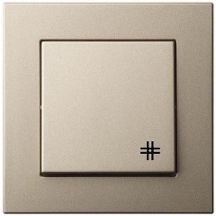 Изображение товара Переключатель перекрестный Liregus Epsilon шампань 28-305