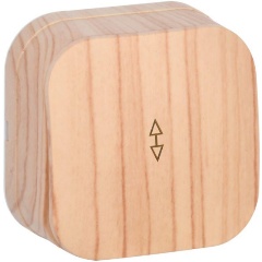 Изображение товара Переключатель проходной IEK 1-кл. ОП GLORY 10А ВСп10-1-0-ХС сосна EVH12-K34-10