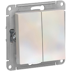 Изображение товара Переключатель SCHNEIDER ELECTRIC ATLASDESIGN, сх.6/2, 10АХ, механизм, ЖЕМЧУГ ATN000465