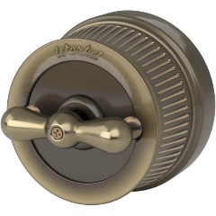 Изображение товара Переключатель-выключатель одноклавишный Werkel бронзовый Ретро W5712012 4690389166617