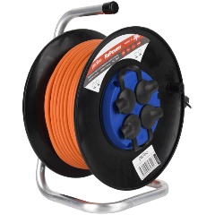 Изображение товара Удлинитель на катушке Perfeo без заземления "RU POWER" 30м 4гн 16А КГ 2х1,5 IP44 (РБК16) оранжевый