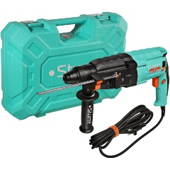 Изображение товара Перфоратор Sturm! RH2524BR , 800Вт, 24мм, 3Дж, 0-5600уд/мин, 0-1200об/мин,3 реж, кабель 4м, кейс