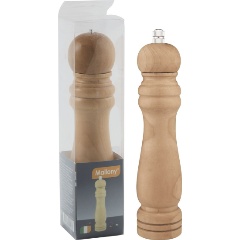 Изображение товара Перцемолка ручная Mallony PICCANTE 003594, h 21 см, дерево, нержавеющая сталь