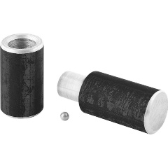 Изображение товара Петля гаражная с шаром, D 28 x 120 мм, 4 шт, СИБРТЕХ, 92008