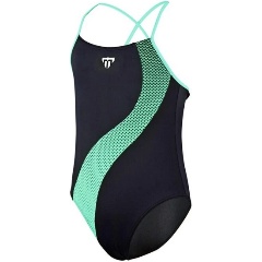 Изображение товара Купальник PHELPS детский Lumy, черный/бирюзовый, размер: 10