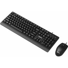 Изображение товара Комплект клавиатура мышь Philips SPT6324 проводные черный