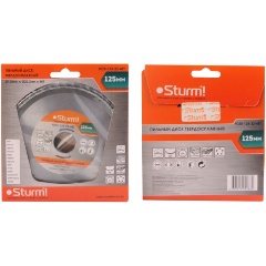 Изображение товара Диск пильный Sturm! 9020-125-22-48T для точной резки материалы