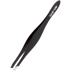 Изображение товара Пинцет Silver star АТ 9921 BLACK, косой черный