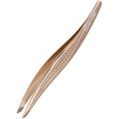 Изображение товара Пинцет Silver star АТ 9968 GOLD косой золотое покрытие для бровей