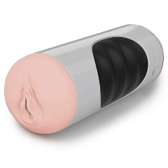 Изображение товара Мастурбатор-вагина PIPEDREAM Mega Grip Vibrating Stroker Pussy серый 23.4 см