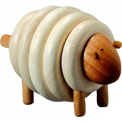 Изображение товара Пирамидка PLAN TOYS 5150 Овечка