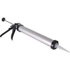 Изображение товара Пистолет для герметика алюминиевый закрытый Вихрь 600мл с механизмом дозировки