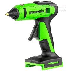 Изображение товара Пистолет клеевой аккумуляторный Greenworks Арт.3502207, 24V, 11 мм, без АКБ и ЗУ.