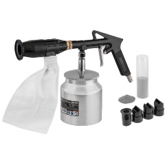 Изображение товара Пистолет пескоструйный с баком ASB-06S ECO (Рабочее давление: 3-4 бар, 360 л/мин, Резервуар: 850 мл,)