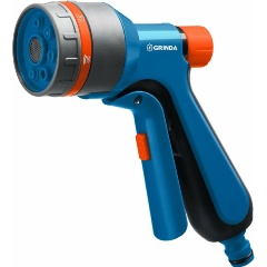 Изображение товара Пистолет поливочный GRINDA F-7 PROLine 429120 с 7 режимами и регулятором напора