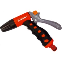 Изображение товара Пистолет поливочный GRINDA пластиковый с TPR, плавная регулировка