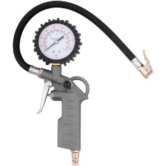 Изображение товара Пистолет для подкачки шин FIT DIY 81047, с манометром, быстросъемное соединение