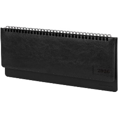 Изображение товара Планинг датированный 2026 305х140 мм BRAUBERG "Imperial", под кожу, черный, 117229