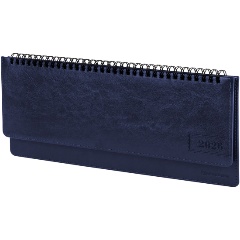 Изображение товара Планинг датированный 2026 305х140 мм BRAUBERG "Imperial", под кожу, синий, 117228