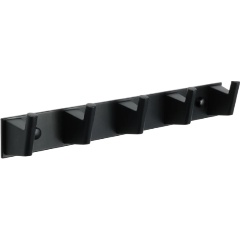 Изображение товара Планка с 5 крючками Fixsen Trend FX-97805-5 черная стильная и прочная