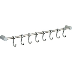 Изображение товара Планка с крючками Savol (8 крючков) S-006208 хром