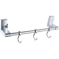 Изображение товара Планка с крючками для полотенец D-Lin D288330-3, хром