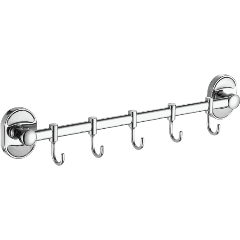 Изображение товара Планка с крючками для полотенец FASHUN A1915-5, хром