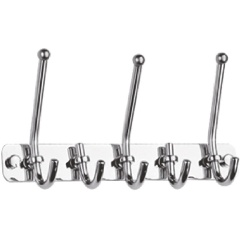 Изображение товара Планка с крючками для полотенец Haiba хром (HB201-5)