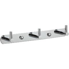 Изображение товара Планка с крючками Savol S-007213, хром