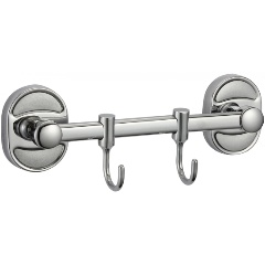 Изображение товара Планка с крючками Savol S-008202 хром для ванной комнаты